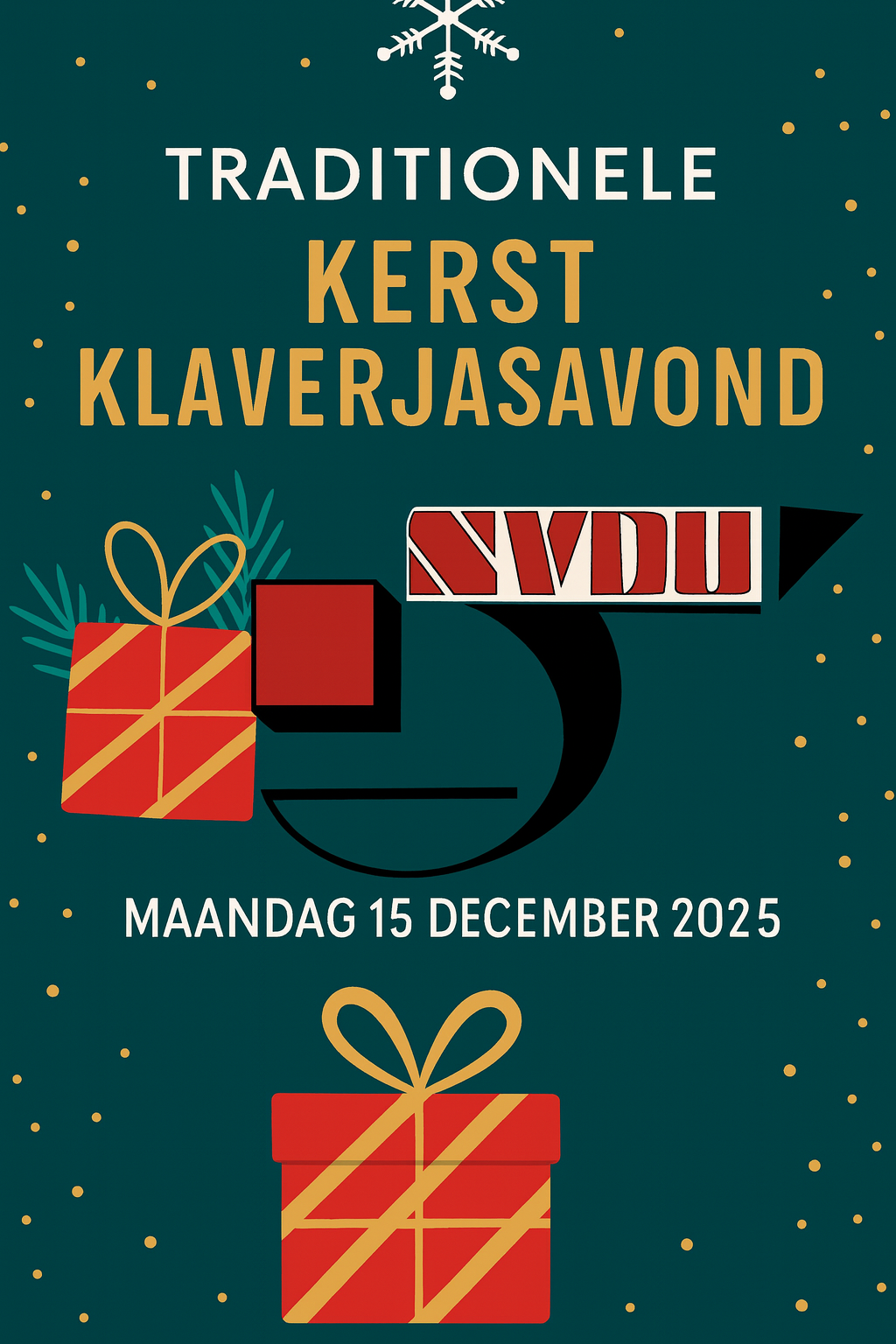 🎄 Traditionele Kerst Klaverjasavond – Maandag 15 december 2025 🎄