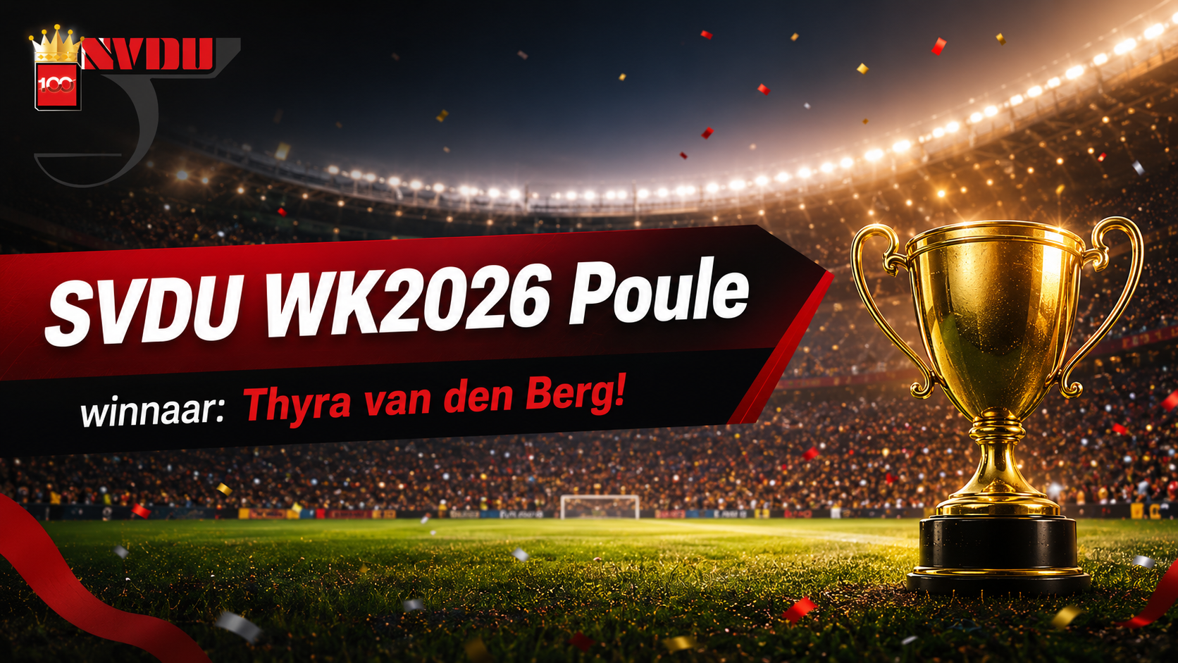 Uitslag SVDU WK 2026 poule